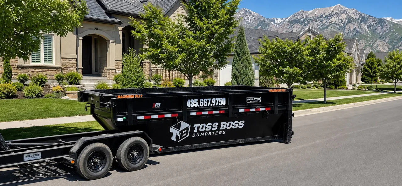 Toss Boss dumpster guide for Northern Utah cleanups